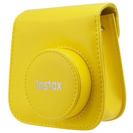 Instax mini 9 Sarı Deri Çanta